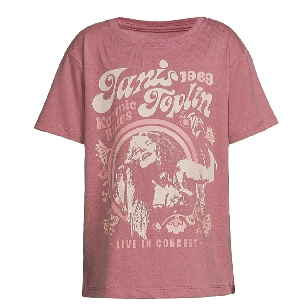 Girls XS • Janis Joplin • Short Sleeve • Graphic Tee